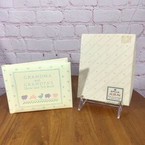 Vintage Hallmark Grandma and Grandpa Photo Album with Original Box - NWOT
